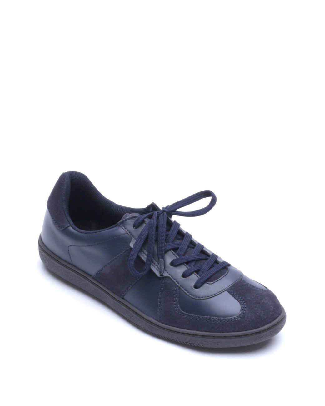 Base London Blue Tommo Leather Lace-Up Trainers for men