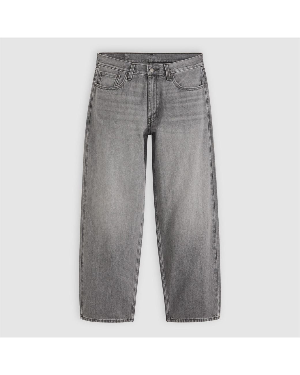 Levi's Gray Baggy Wide Leg Jeans for men