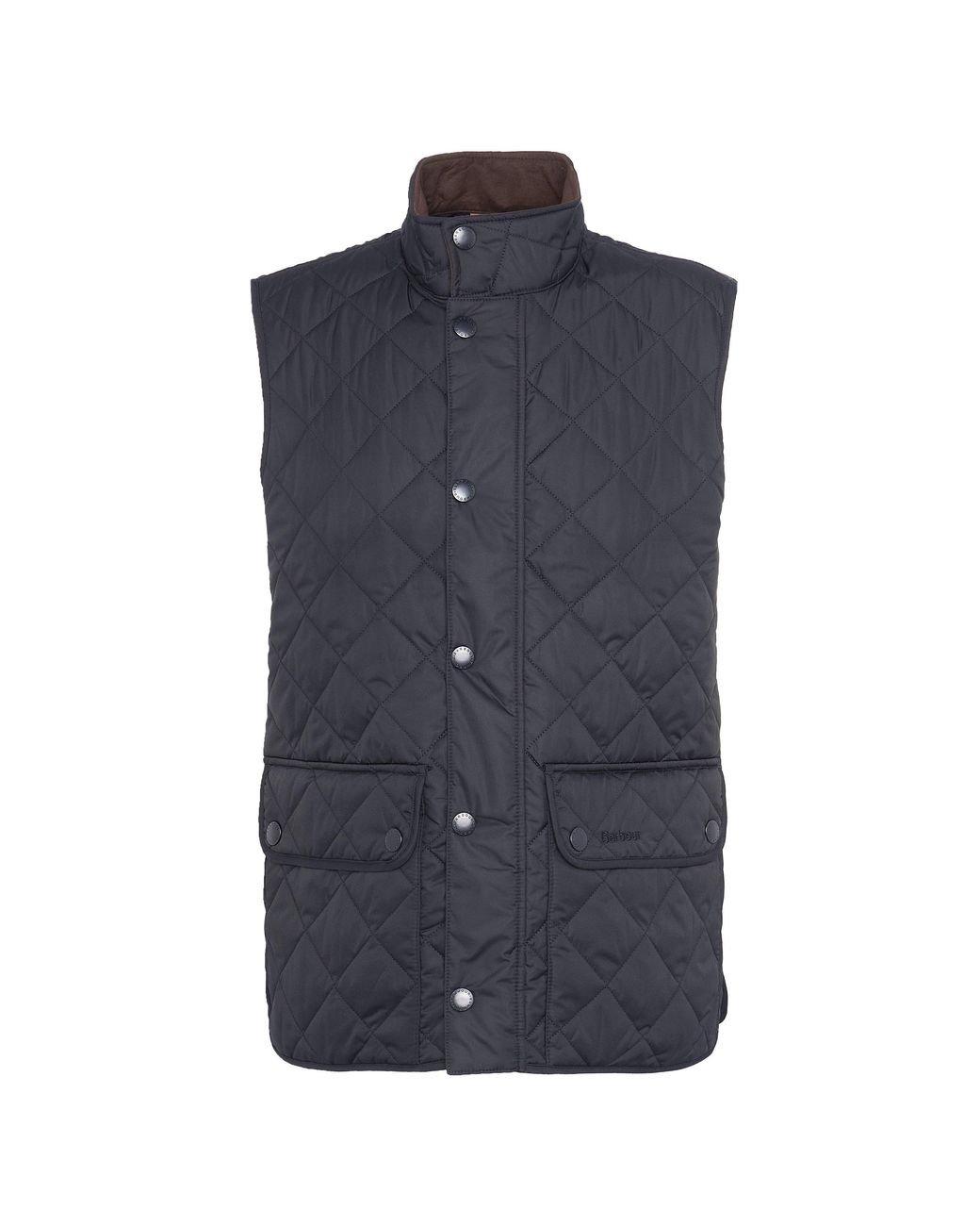 Barbour Blue Lowerdale Diamond-Quilted Gilet for men
