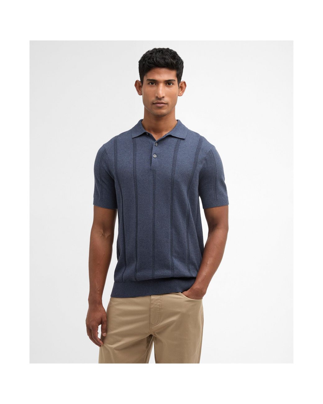 Barbour Blue Wellburn Polo for men