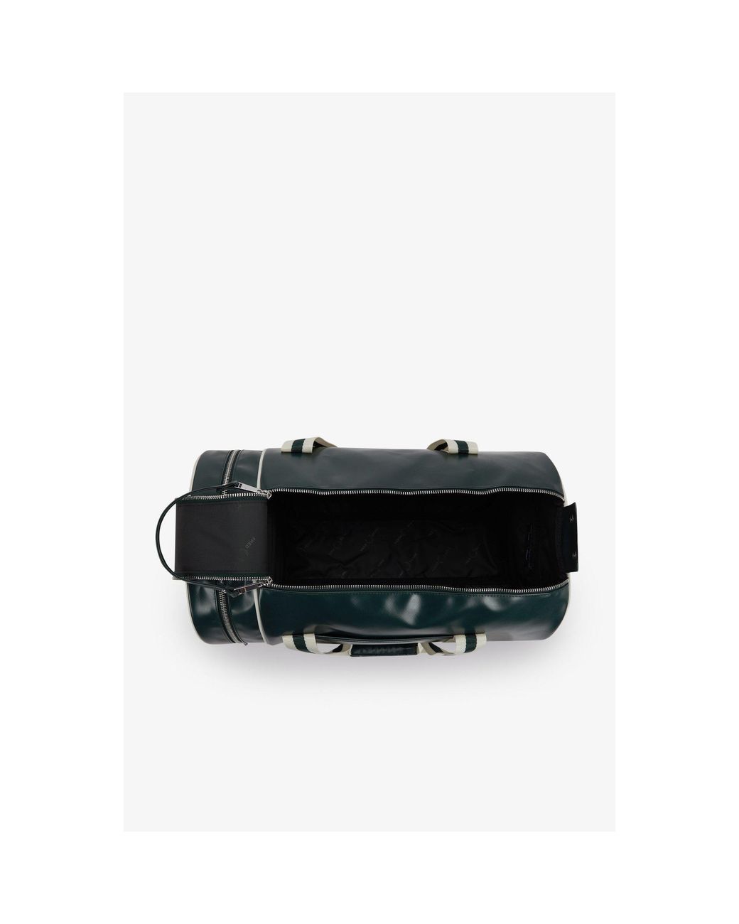 Fred Perry Green Classic Barrel Bag for men