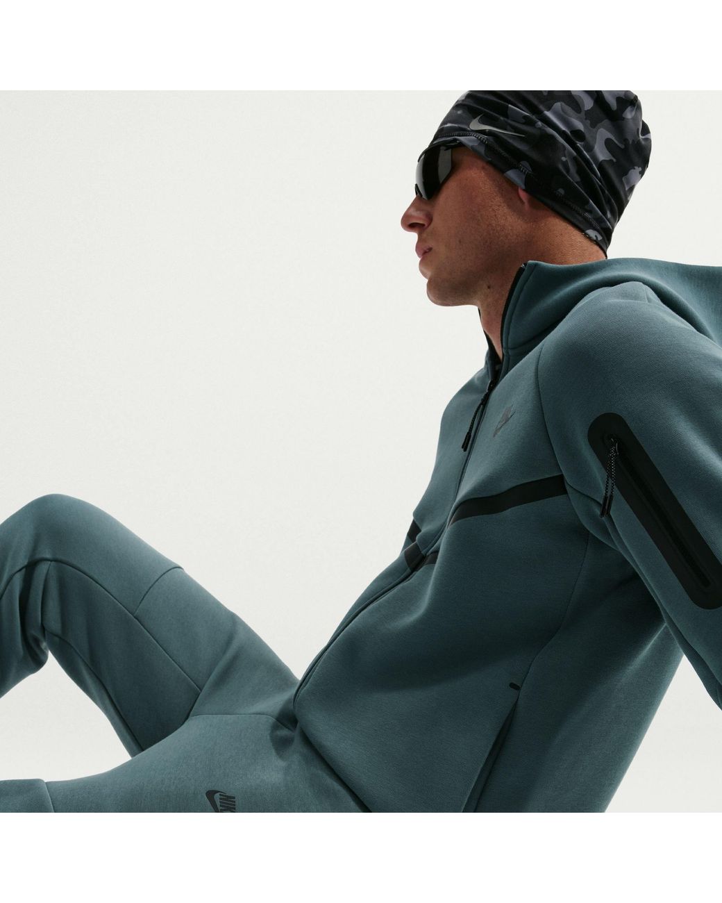Nike Blue Tech Fleece Joggers for men
