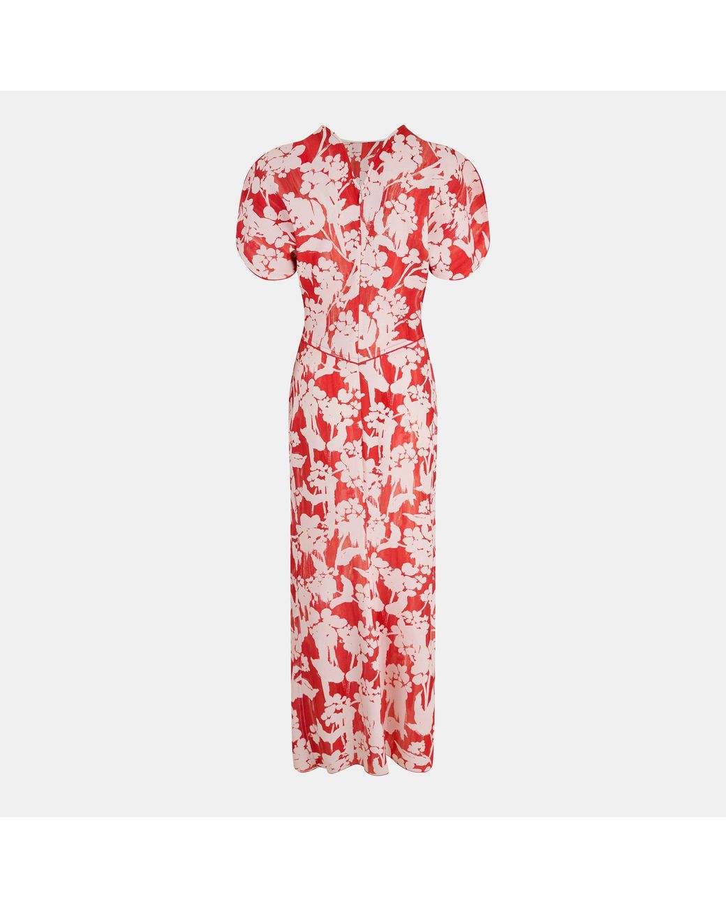 Victoria Beckham Gathered Midi Dress