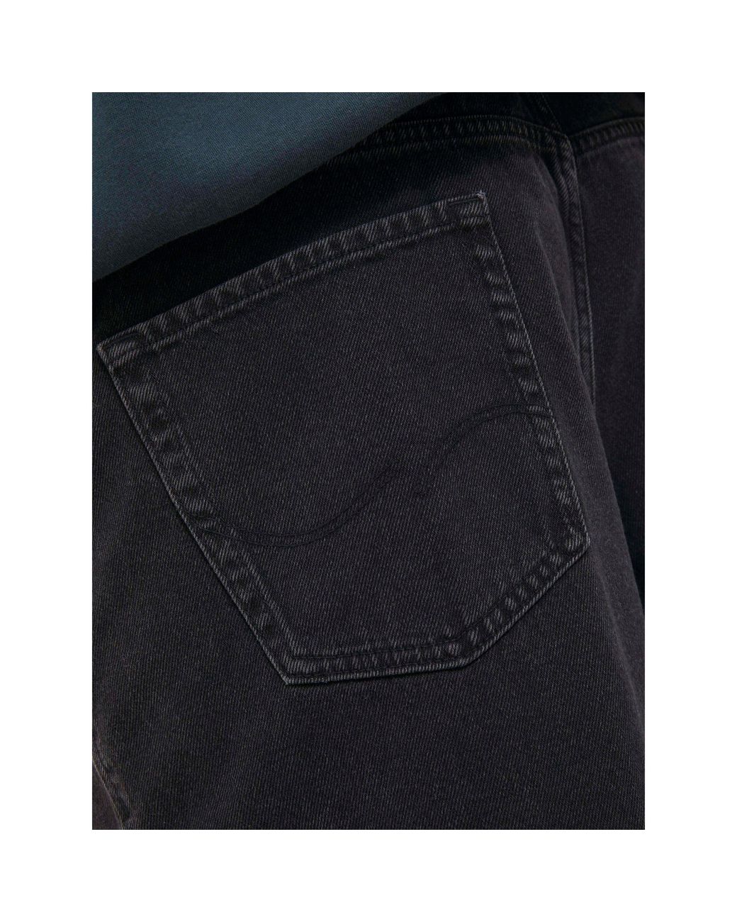 Jack & Jones Blue Chris Plus Size Wide Leg Jeans for men