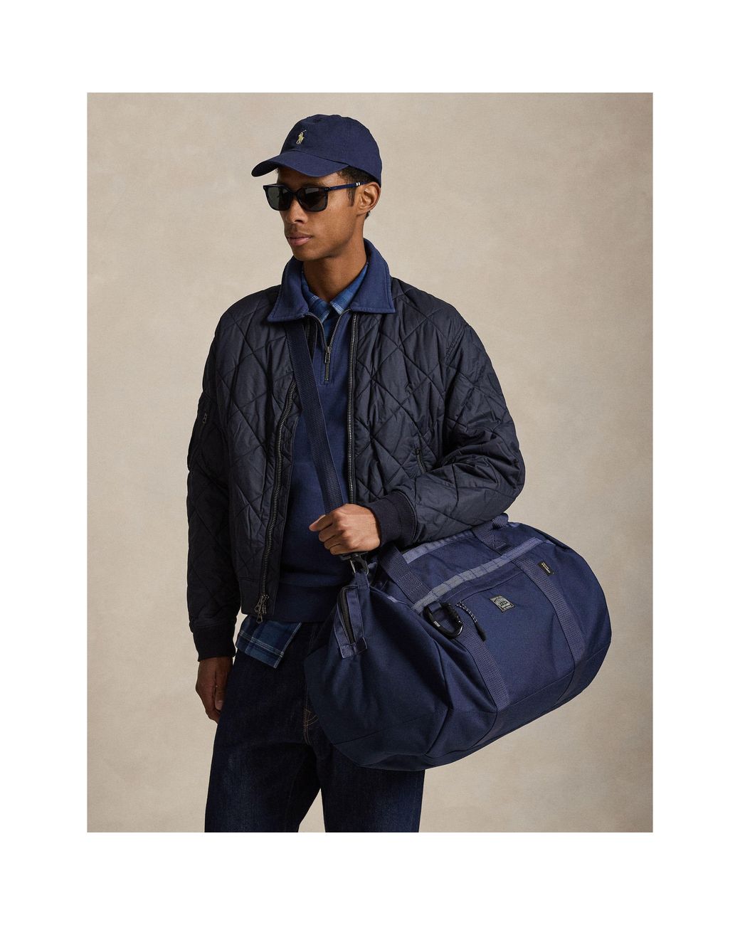Polo Ralph Lauren Blue Outdoor Large Duffle Bag for men