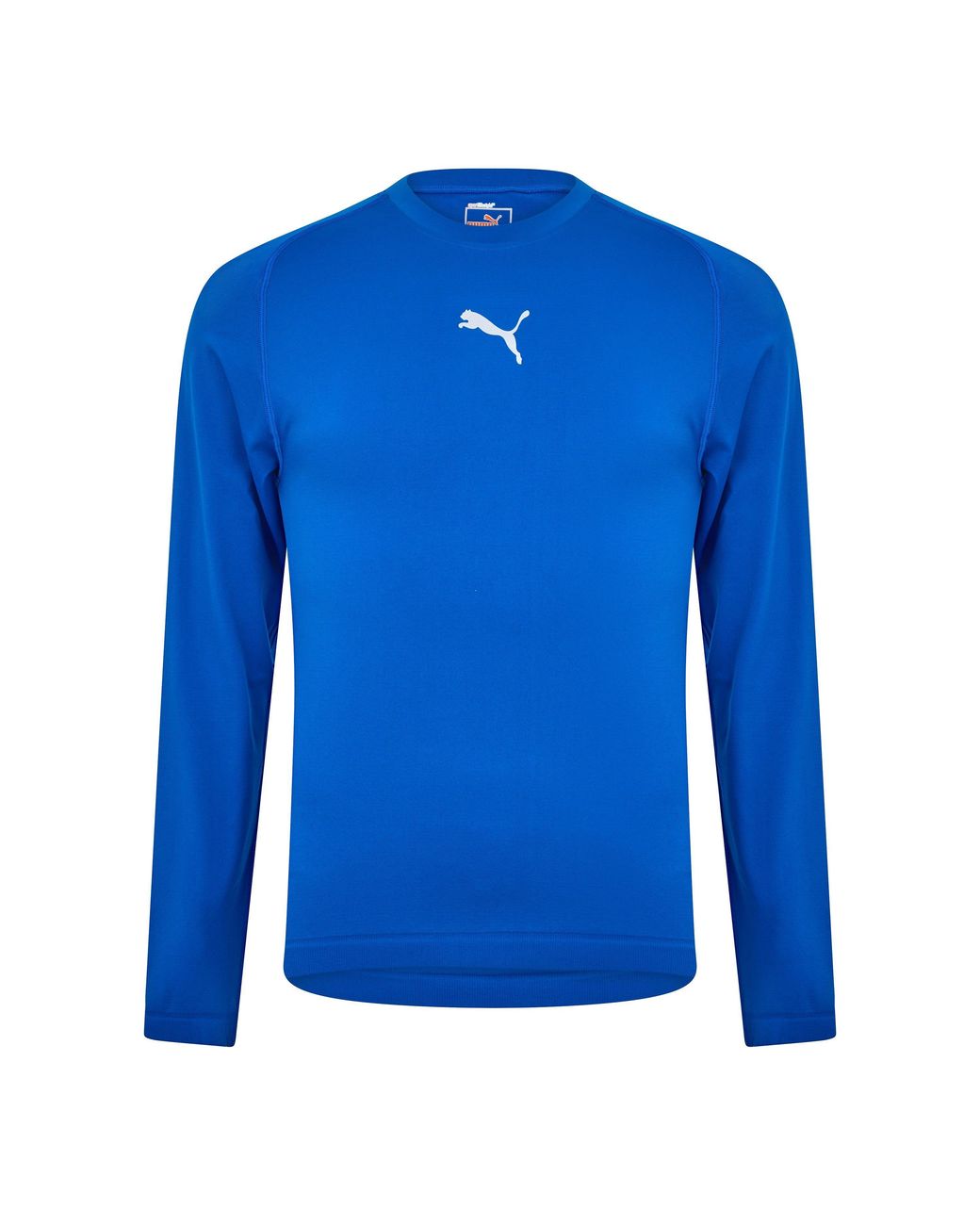 PUMA Blue Roundneck Ls Shirt (Vent) for men