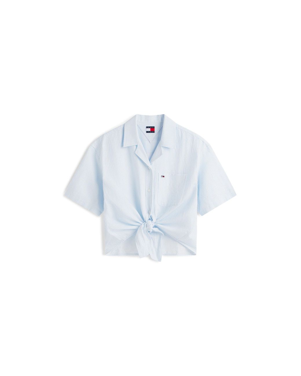 Tommy Hilfiger Blue Short Sleeve Plain Shirt