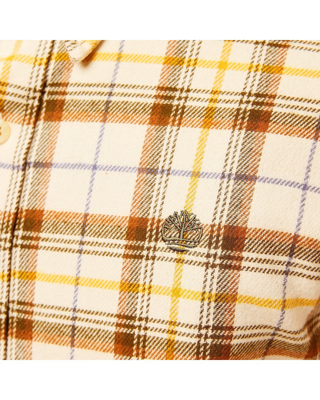 Timberland Metallic Midweight Flannel Check Shirt Angor for men