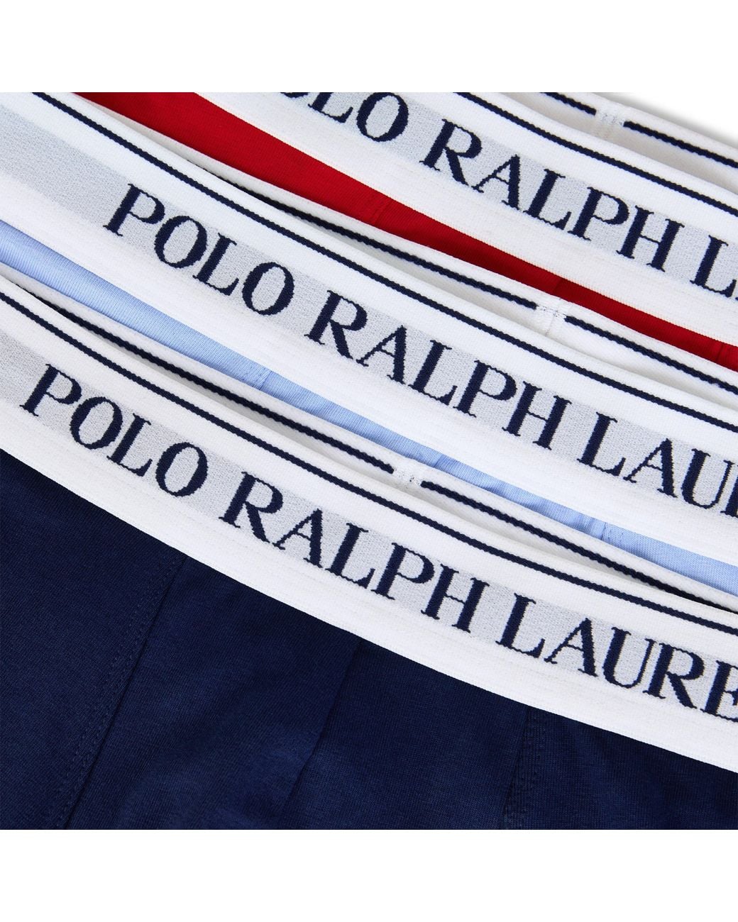 Polo Ralph Lauren Blue 3-Pack Cotton Trunks for men