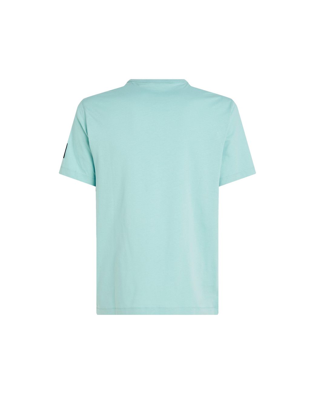 Calvin Klein Blue Monogram Badge T-Shirt for men