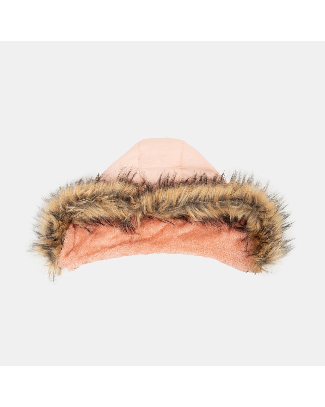 I Saw It First Pink Isif Detachable Hood Fur Trim Sherpa Lined Parka