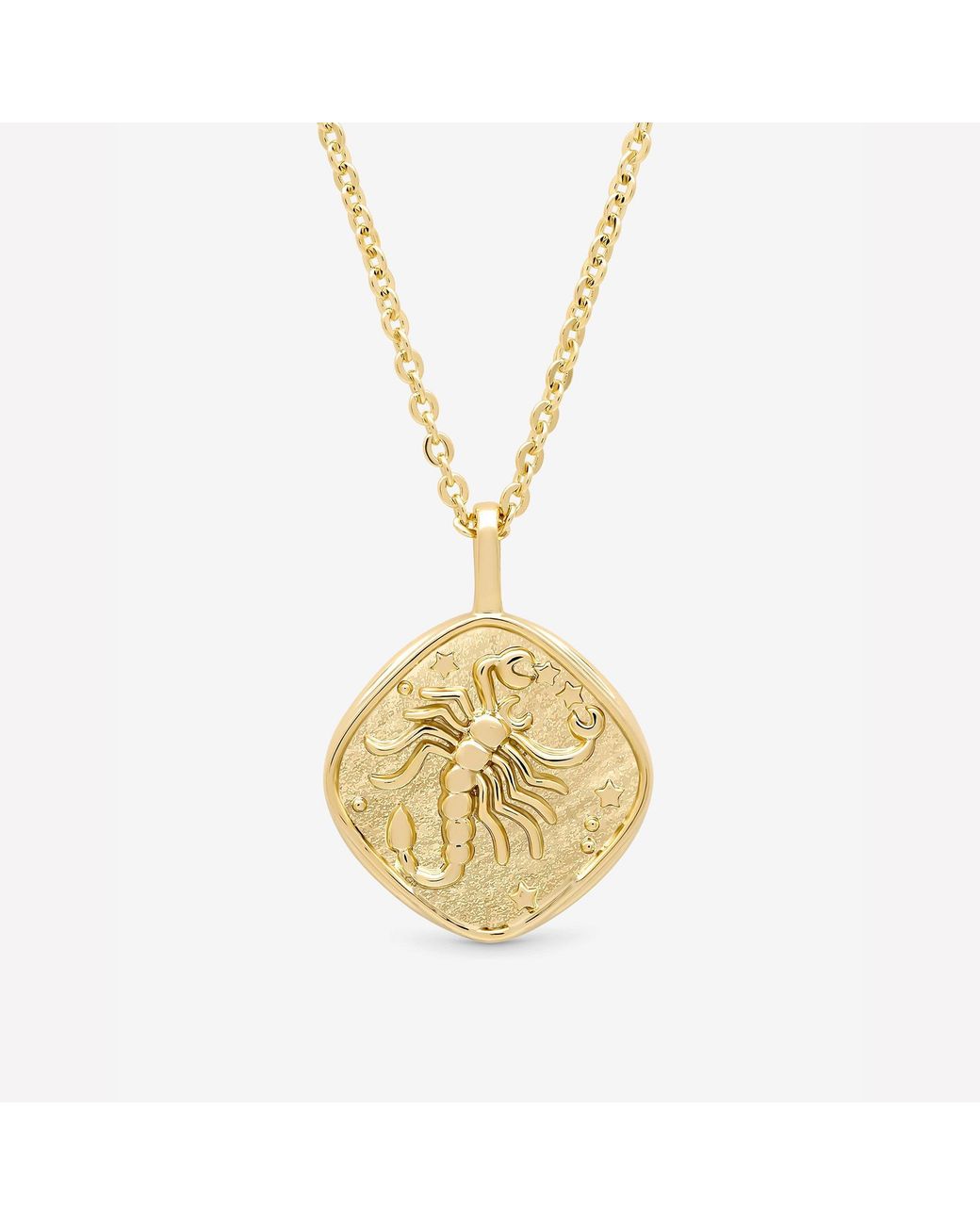 Jon Richard Red Plated Molten Horoscope Necklace