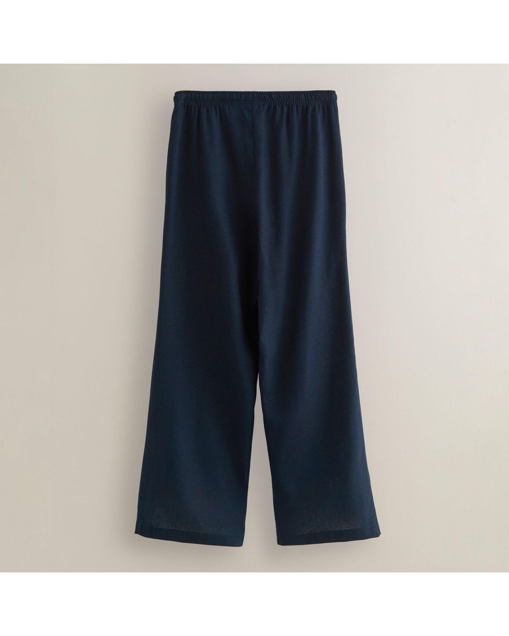 Regatta Blue Talamanca Linen Relaxed-Fit Trousers