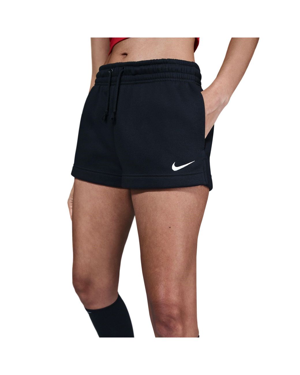 Nike Black Sportswear Essential French Terry Shorts