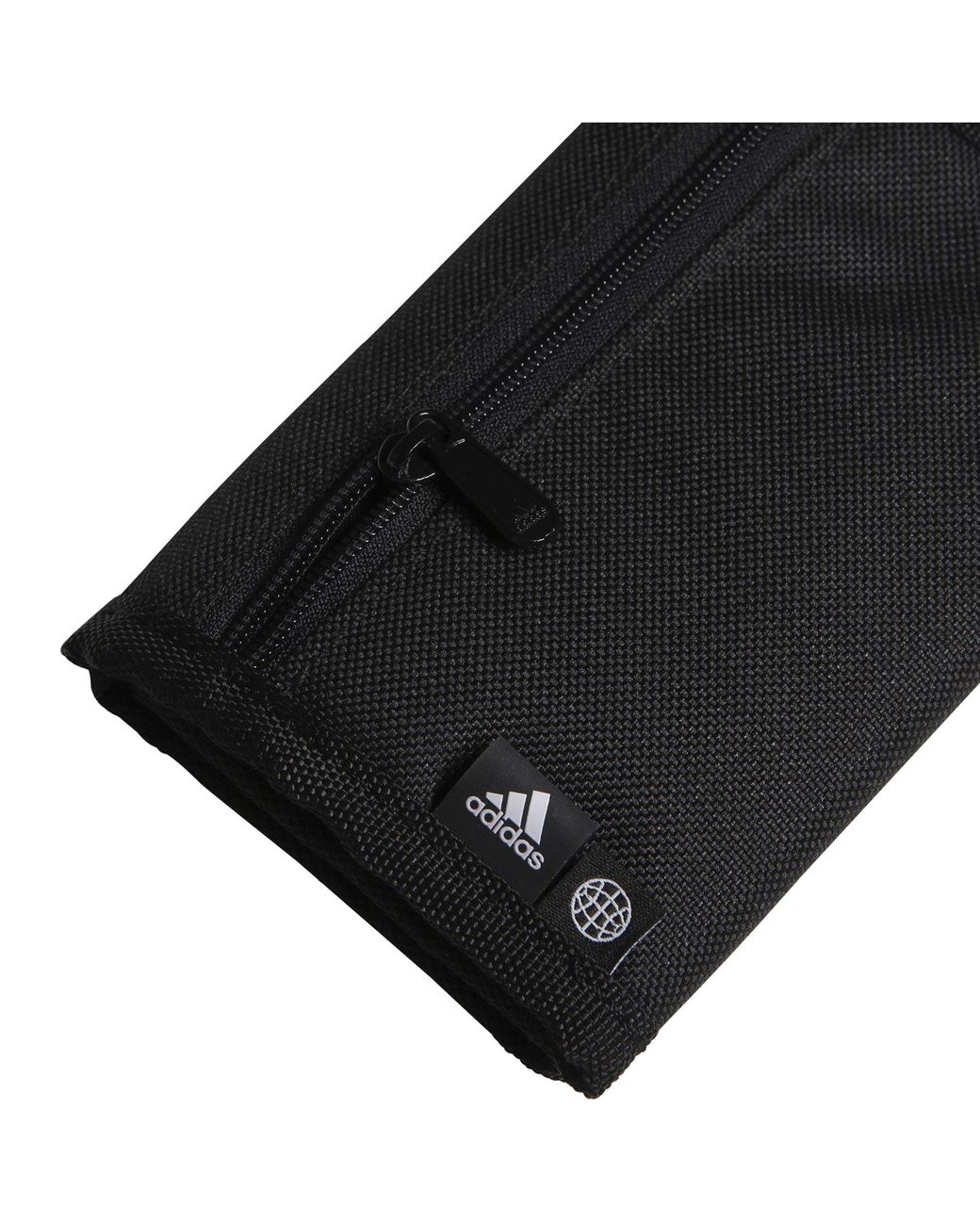 Adidas Black Linear Wallet