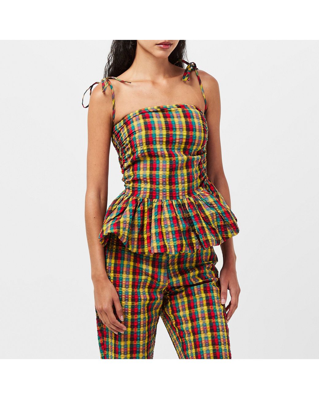 Amy Lynn Green Sabrina Peplum Top