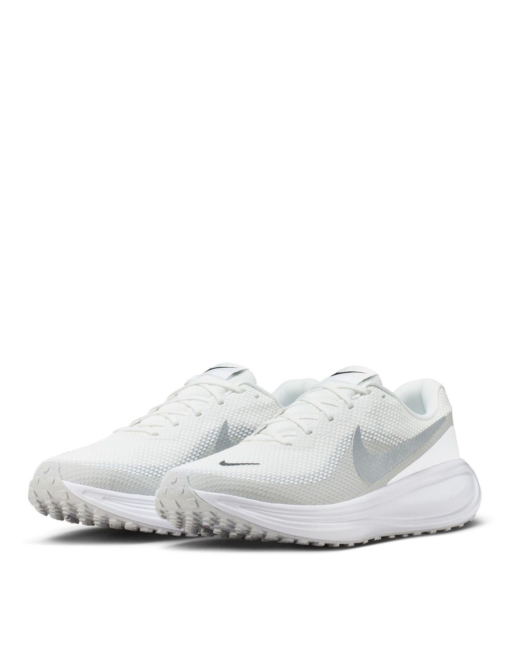 Nike White Revolution 8 Road Running Shoes for men