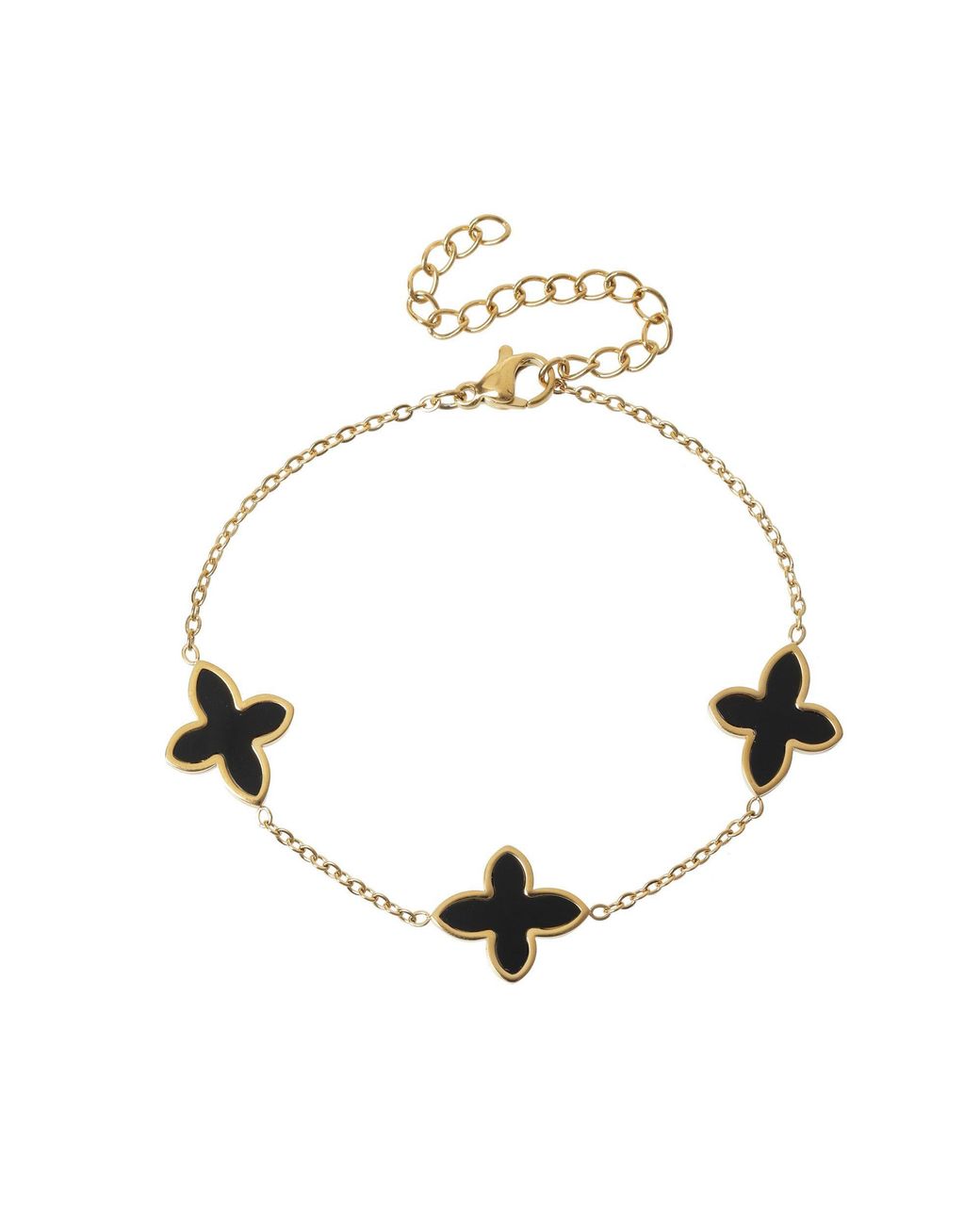 Miso Metallic Flower Bracelet