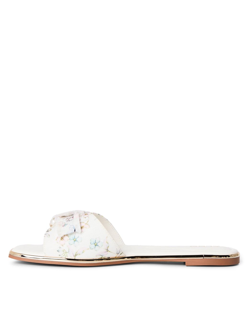 ALDO White Flat Sandals