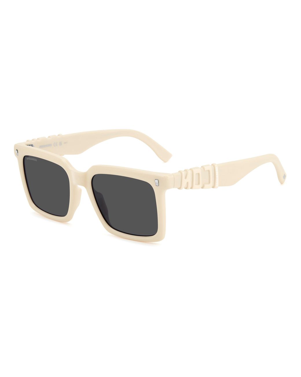 DSquared² White Round Sunglasses for men