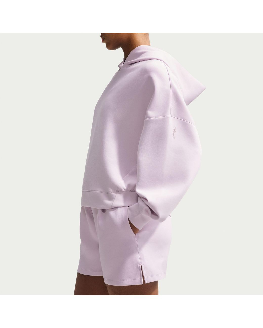 Nike Purple 24.7 Relaxed-Fit Tracksuit Shorts