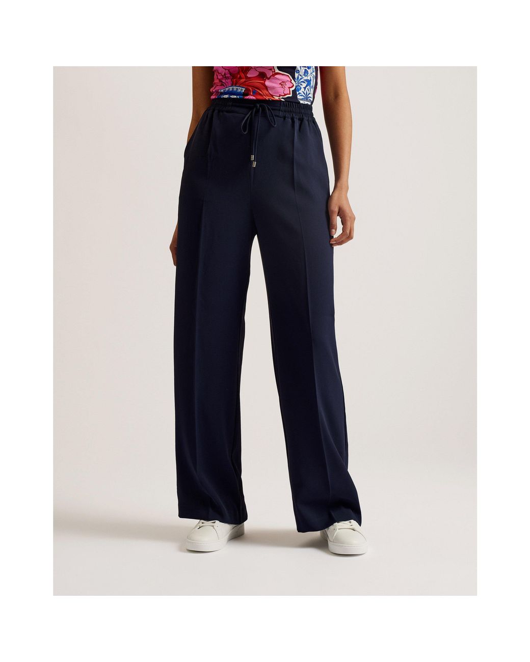 Ted Baker Blue Open Hem Fleece Joggers