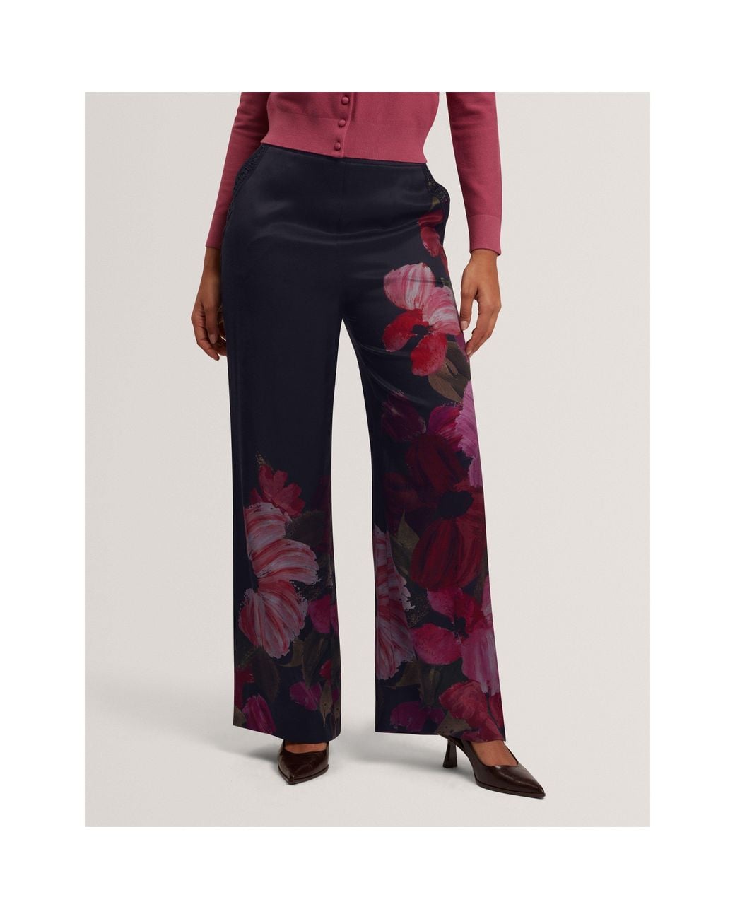Ted Baker Blue Ted Wide Leg Trouser Ld71