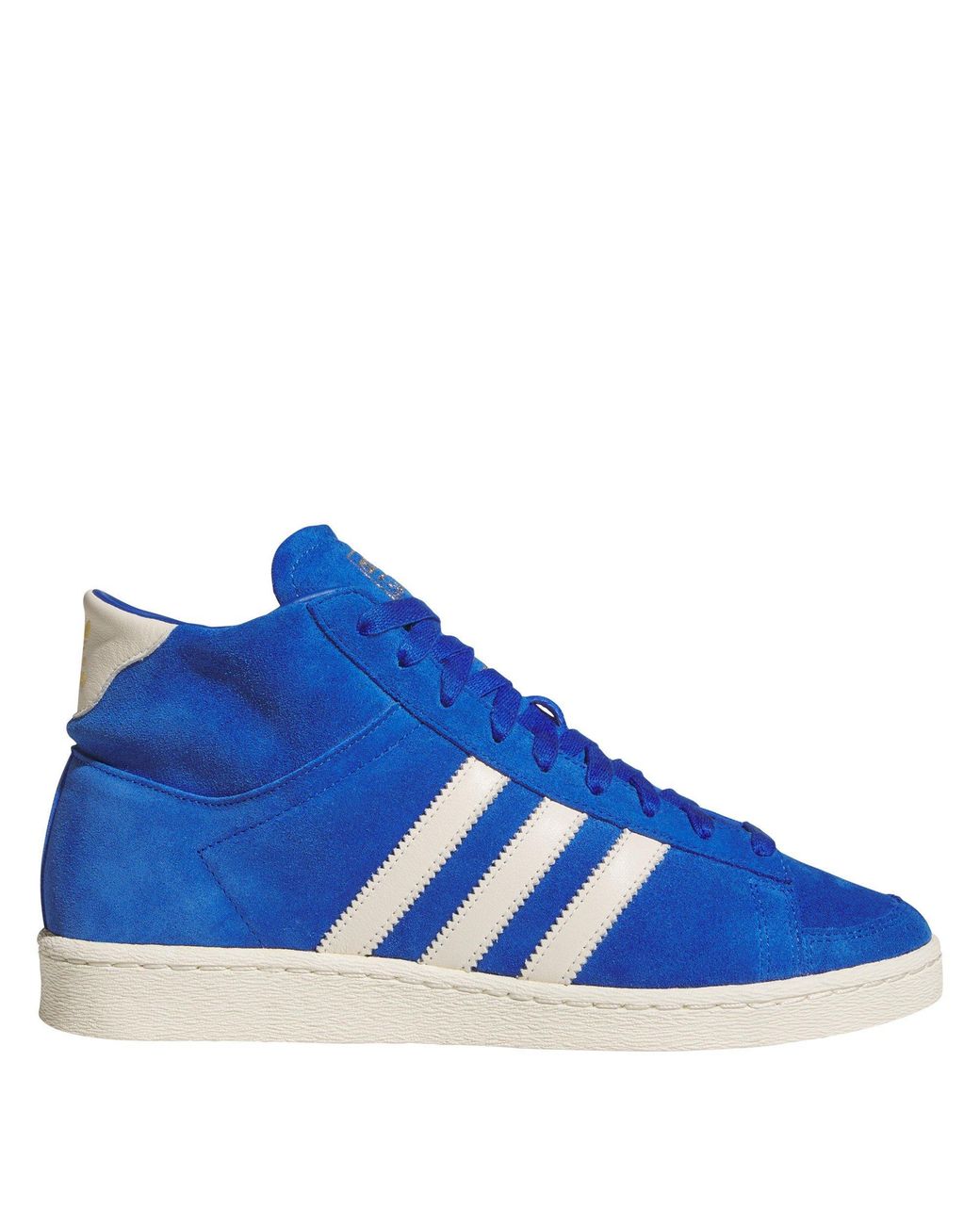Adidas Blue Adults Jabbar Hi Basketball Trainers