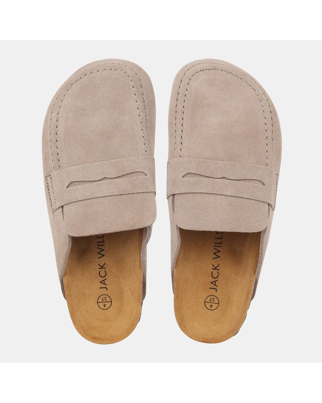 Jack Wills Brown Loafer Flat Sandals
