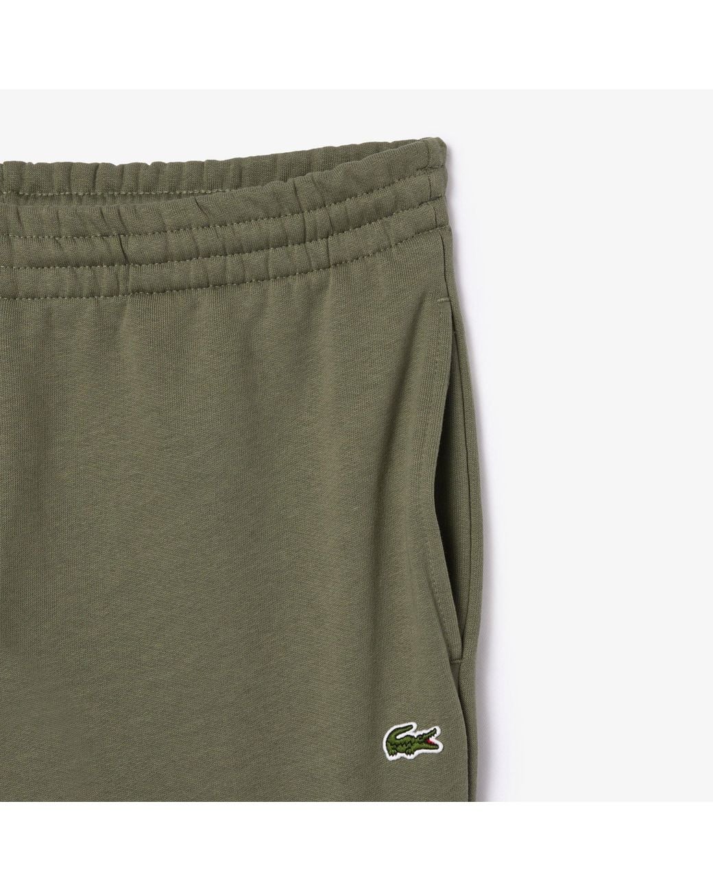 Lacoste Green Fleece Tracksuit Bottoms for men