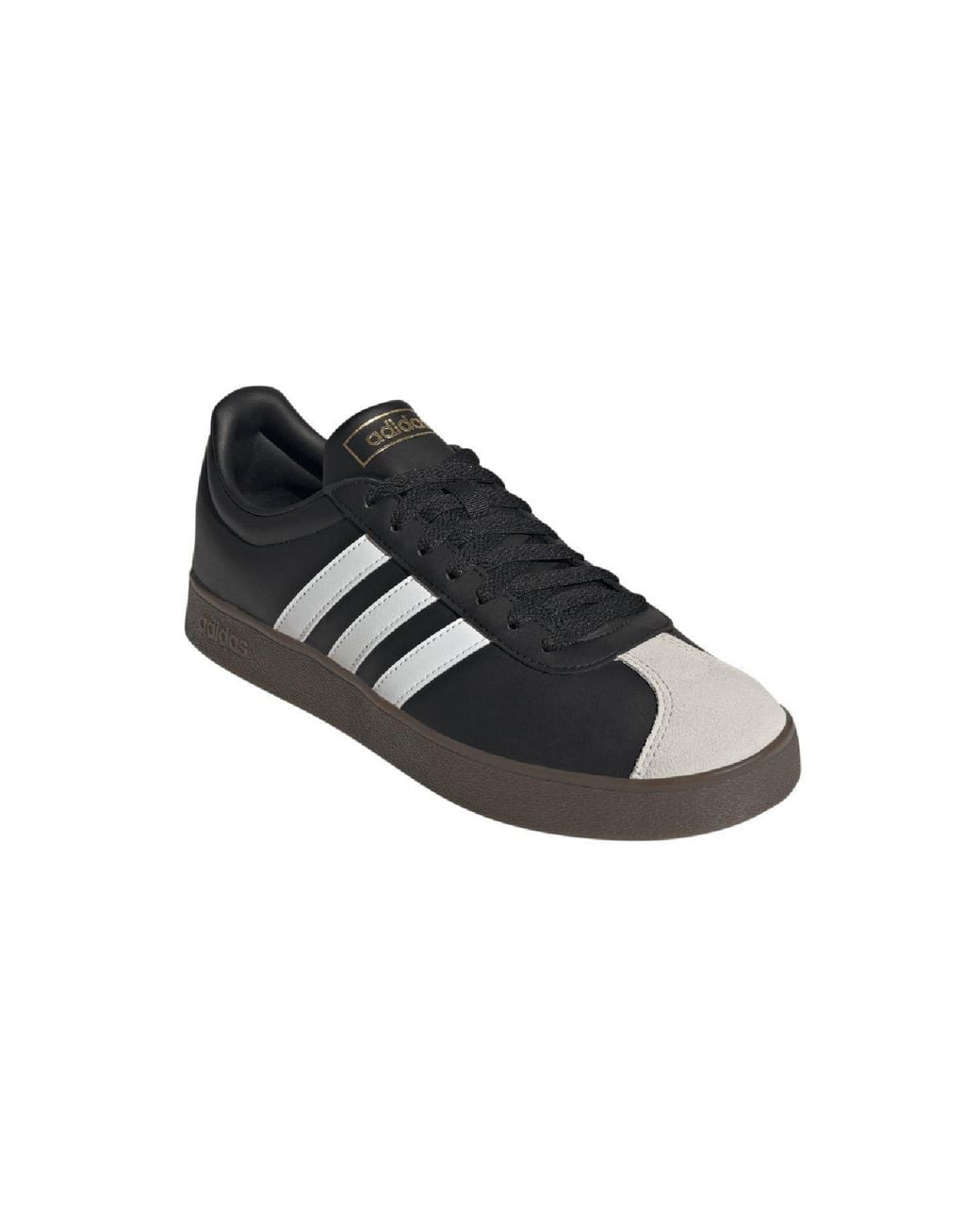 Adidas Black Vl Court 2.0 Low-Top Trainers for men
