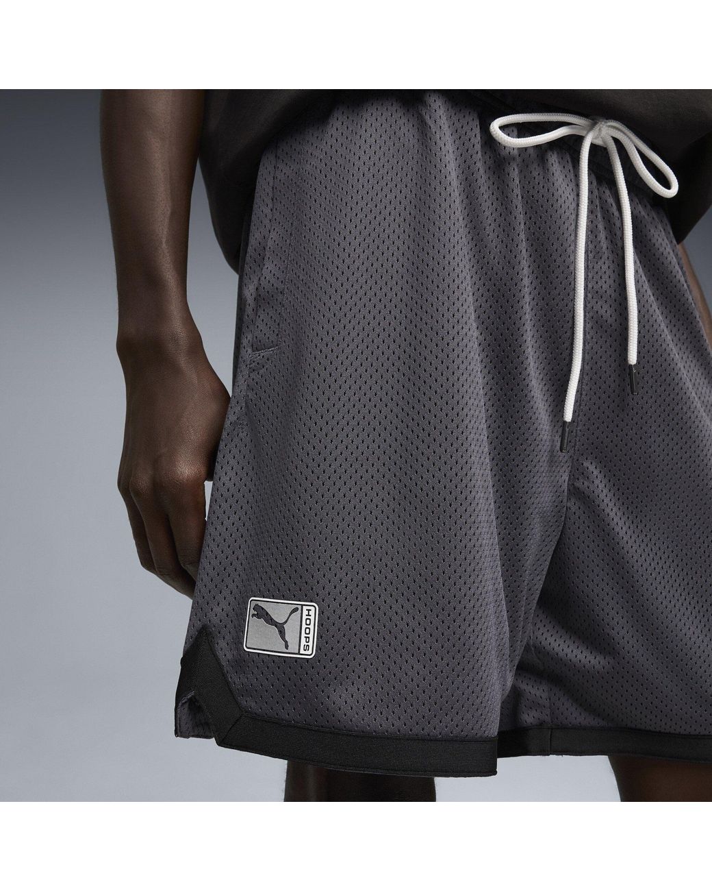 PUMA X REPRESENT Black Woven Tracksuit Shorts for men