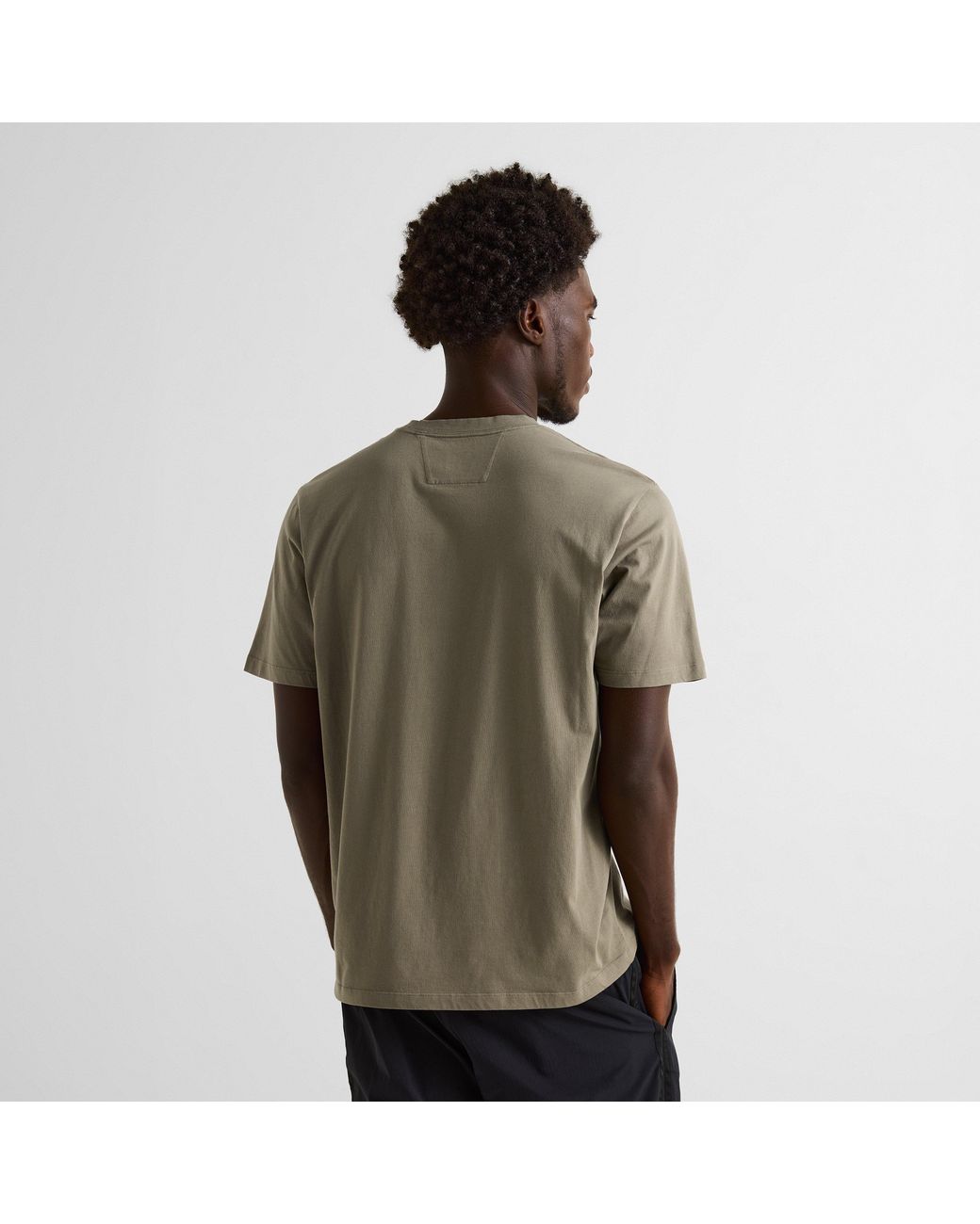 C P Company Gray 30/1 Jersey T-Shirt for men