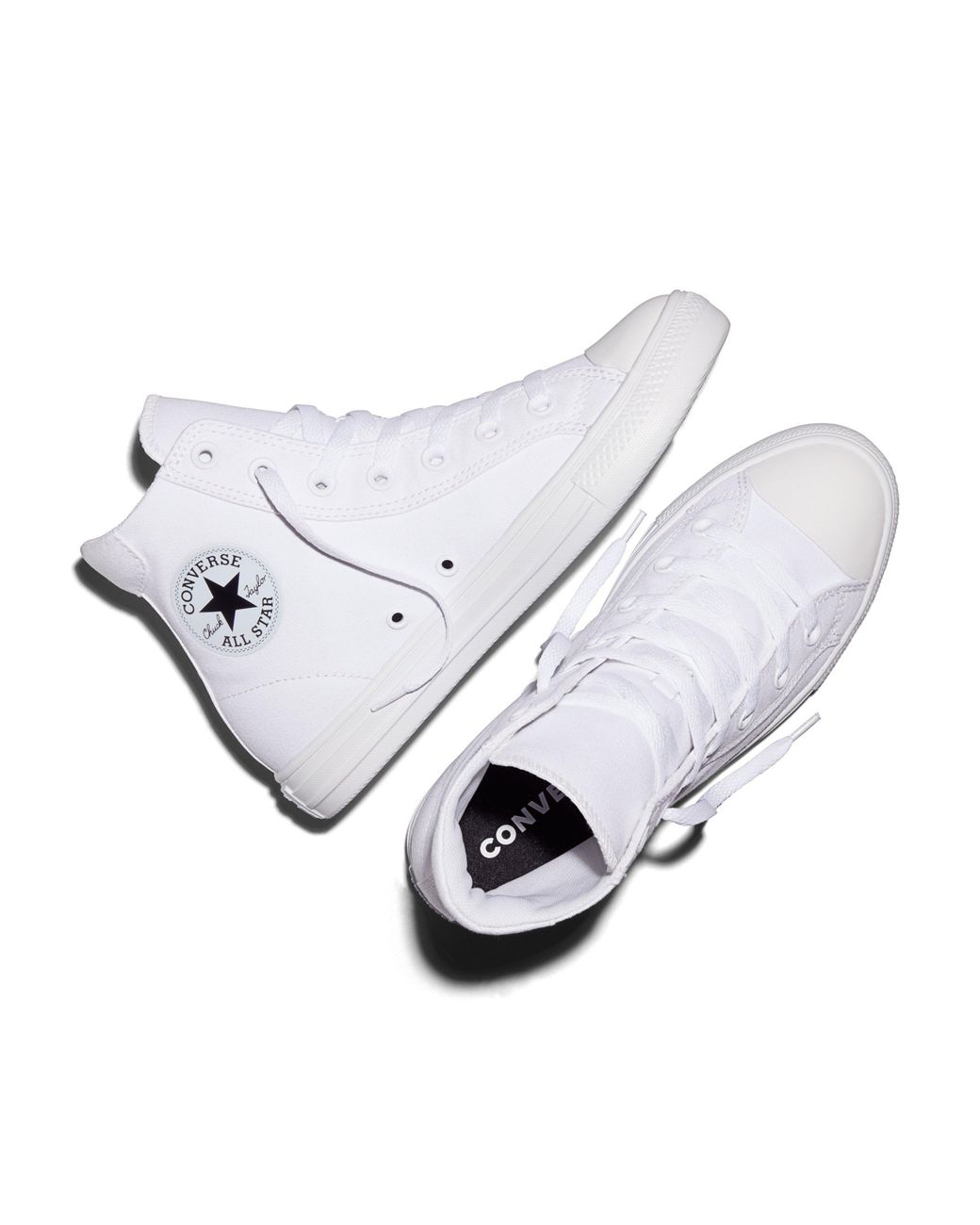 Converse White Canvas High-Top Trainers for men