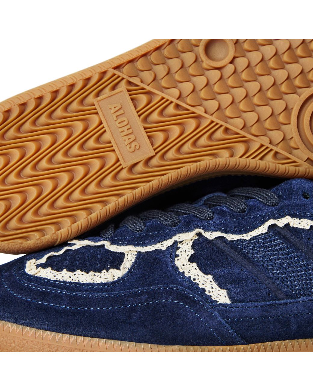 Alohas Blue 490 Crochet Low-Top Trainers