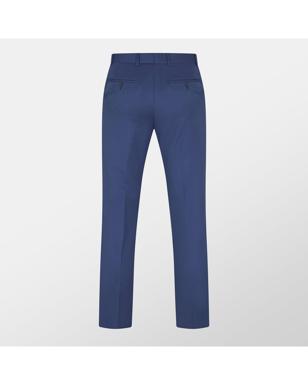Ted Baker Blue Premium Twill Suit Trousers for men