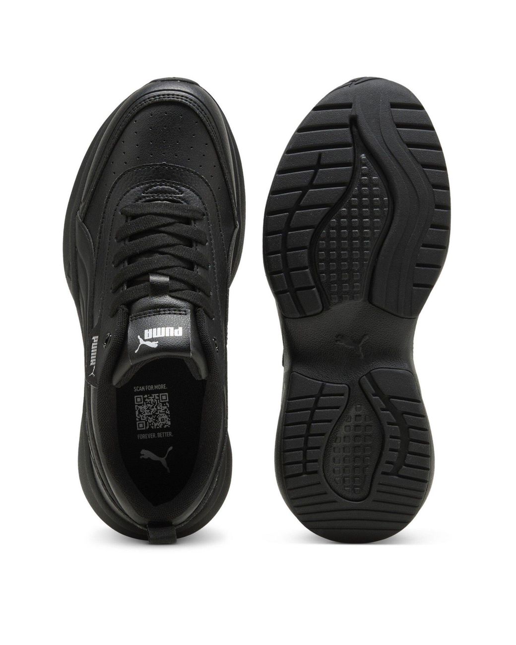 PUMA Black Cilia 2.0 Low-Top Trainers