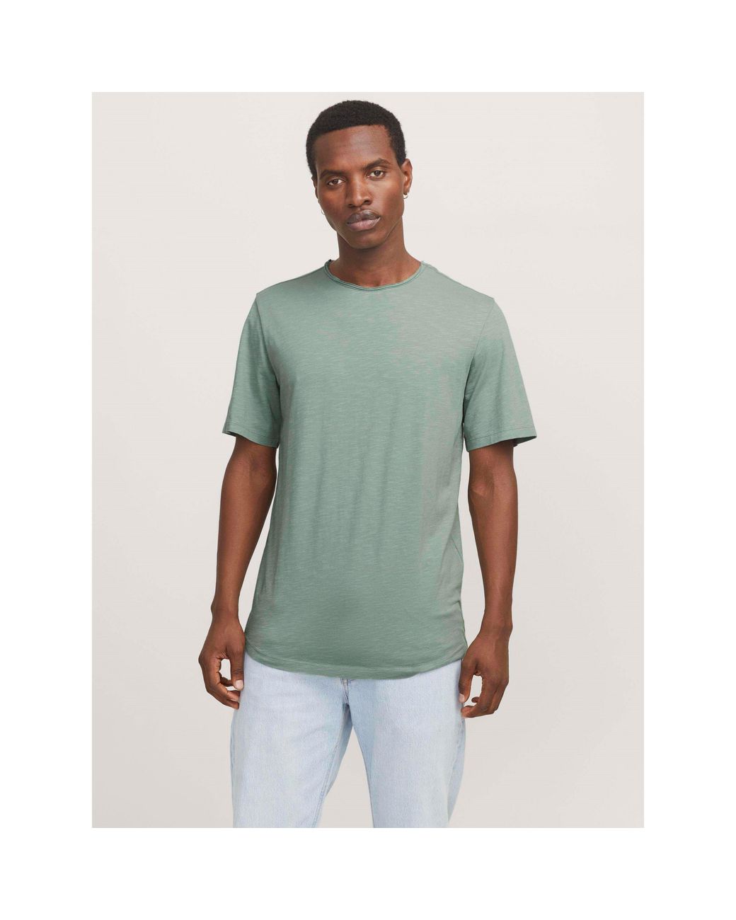 Jack & Jones Green Short Sleeve T Shirt for men