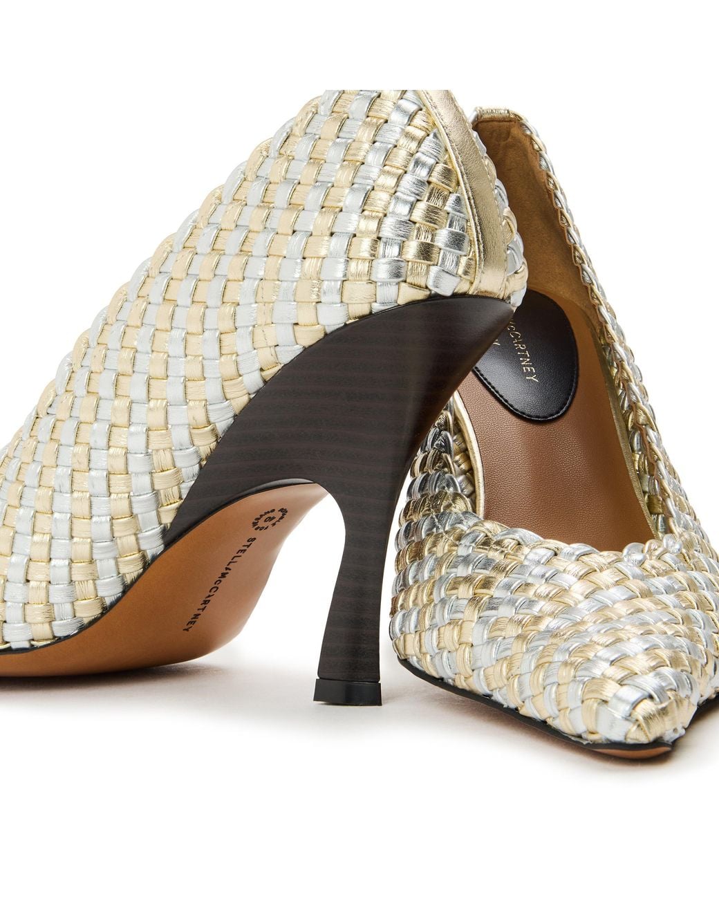 Stella McCartney Metallic Elsa Stiletto Court Shoes