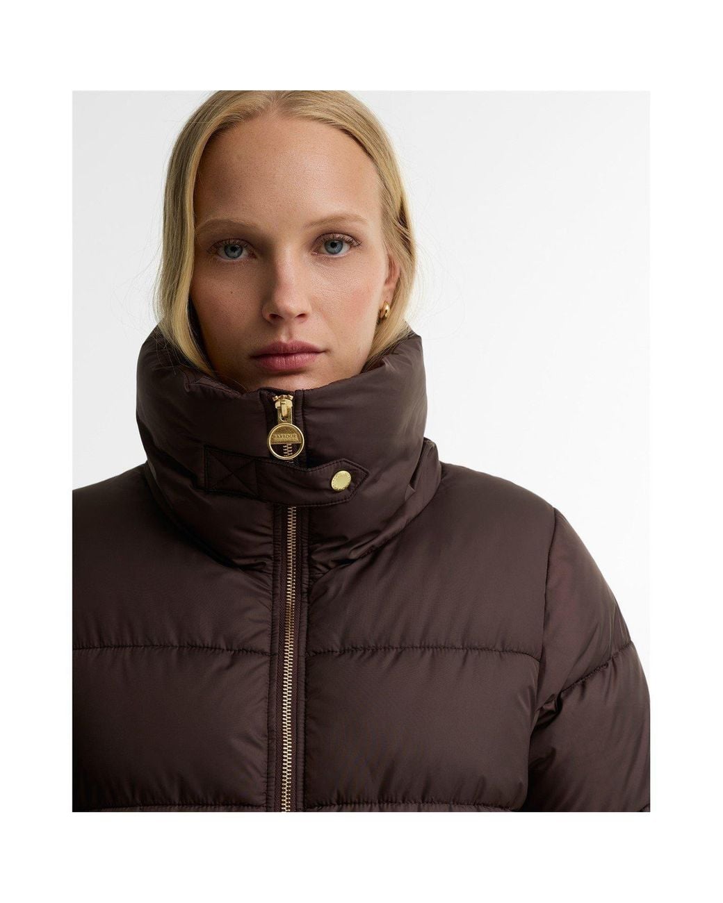 Barbour Black Cyrus Longline Puffer Jacket