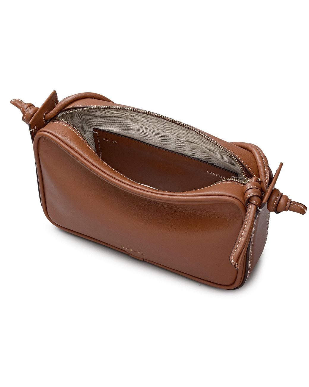 Radley Brown Camden Raffia Crossbody Bag