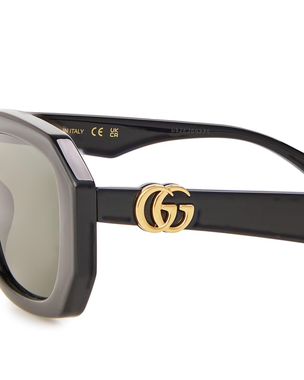 Gucci Gray Gg1535S Hexagon Sunglasses