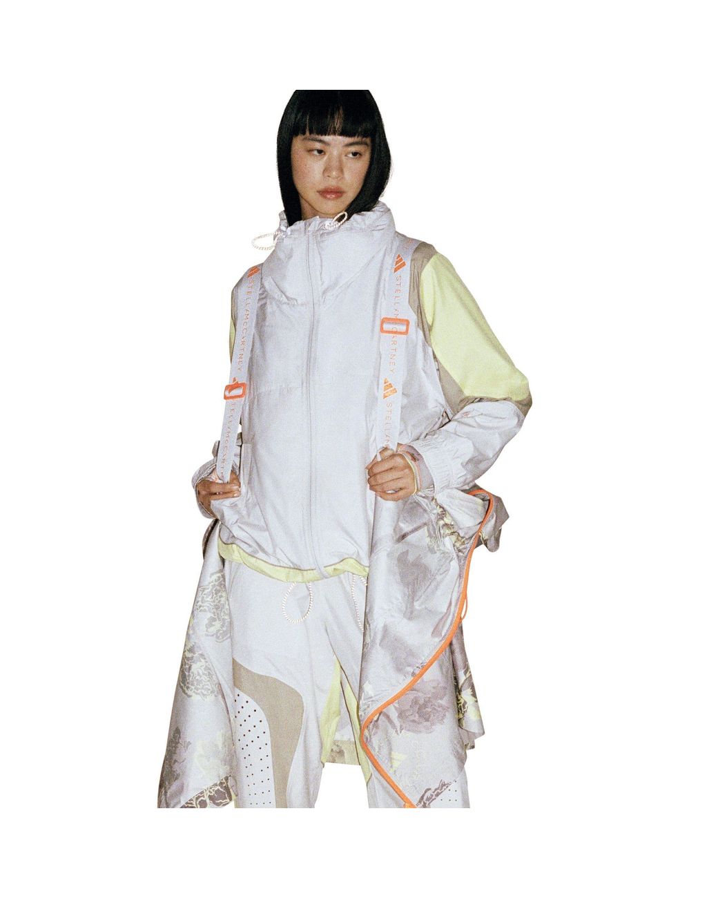 Adidas White Waterproof Insulated Parka