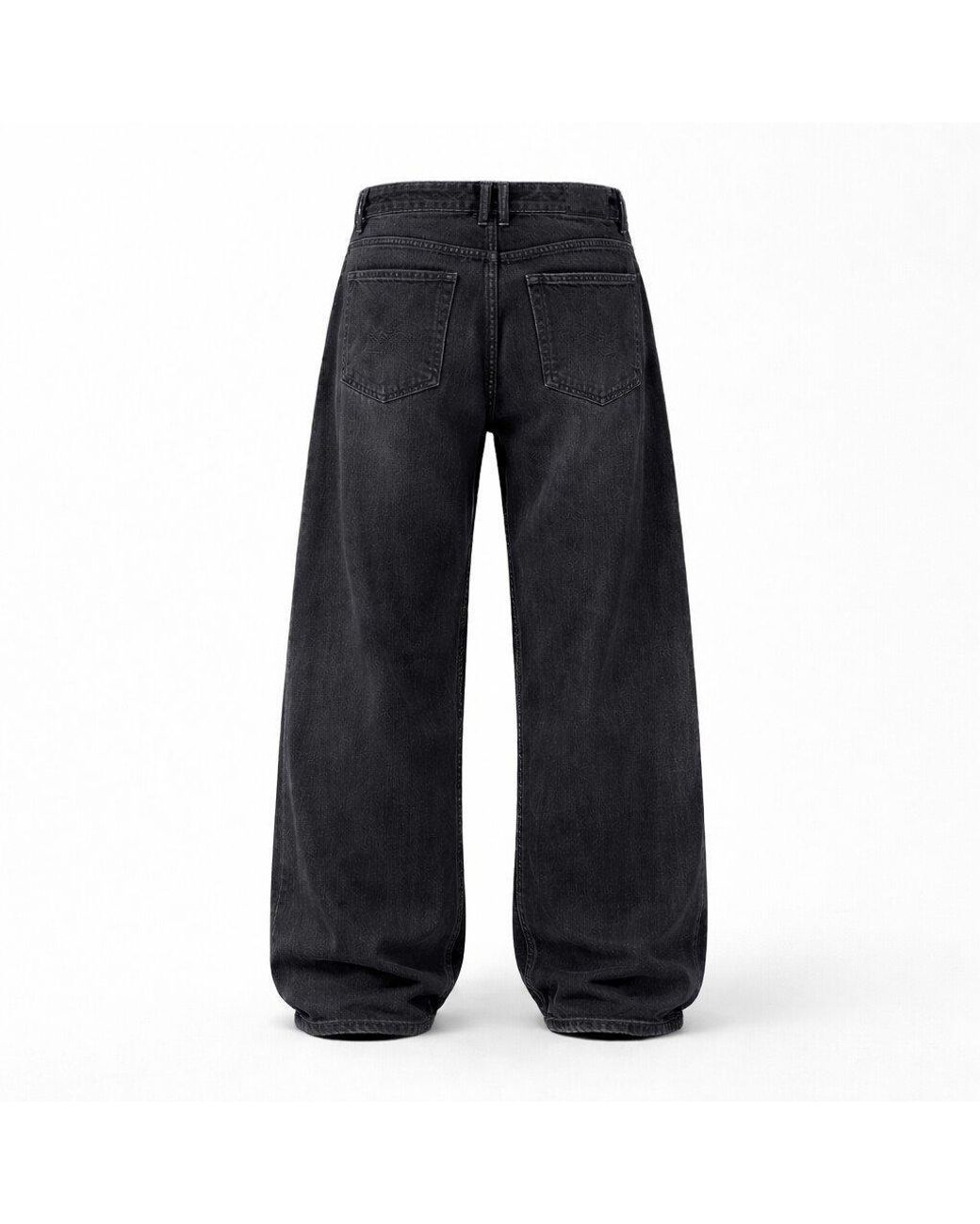 Firetrap Blue Ripped Cotton Straight Leg Jeans for men