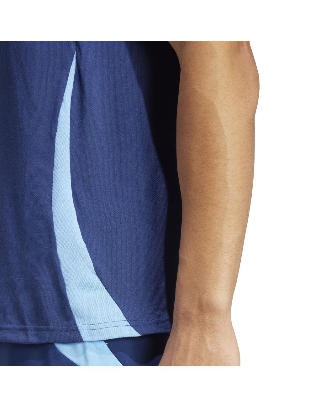 Adidas Blue Tiro24 C Performance Polo Shirt for men