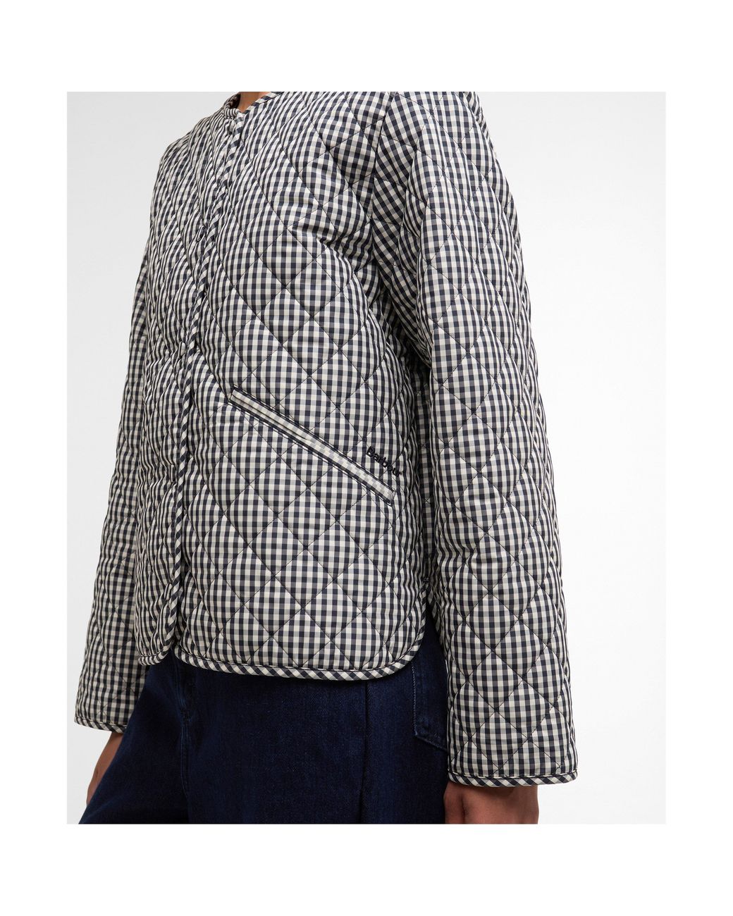 Barbour Gray Quilted Jacket