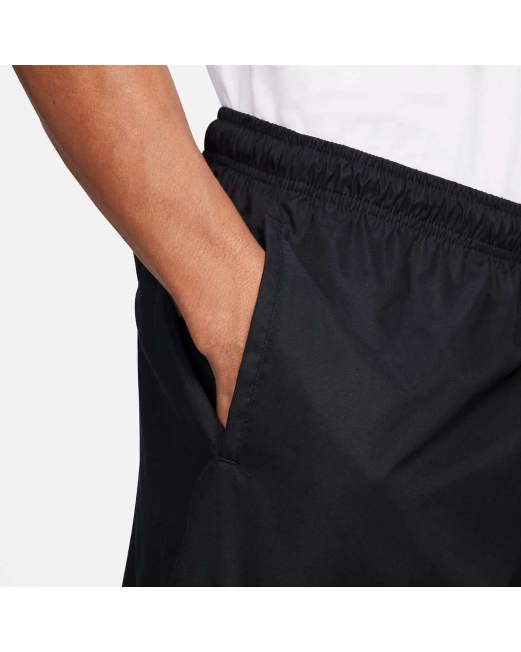 Nike Black Woven Club Tracksuit Shorts for men