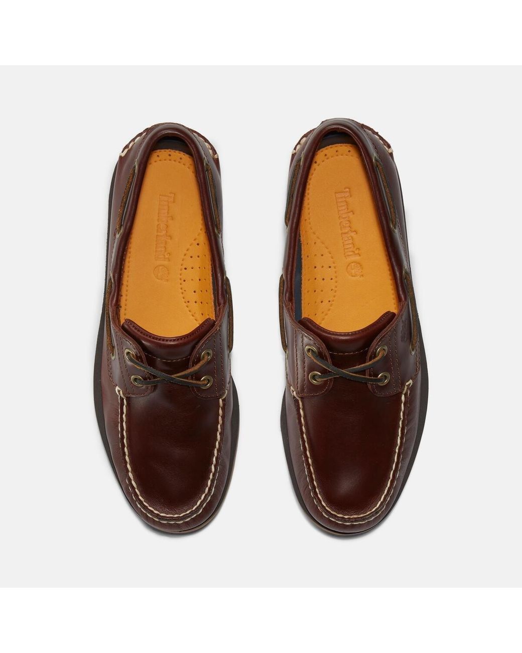 Timberland Brown Classic 2-Eye Boat Shoes for men