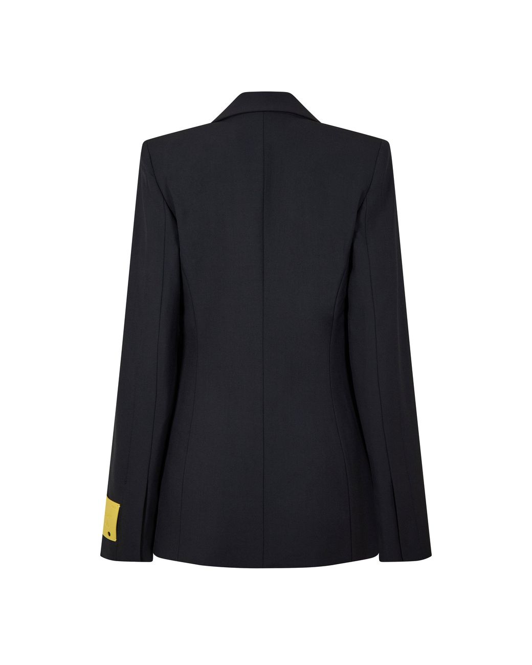 Off-White c/o Virgil Abloh Black Duchesse Twisted Duchesse Fabric Suit Jacket