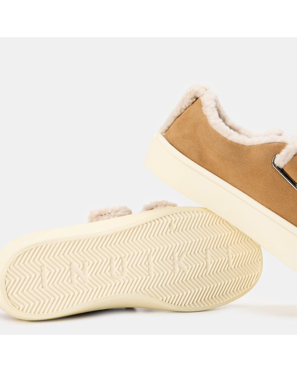 Inuikii Natural Velcro Low-Top Trainers